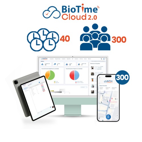               Software/Licencia BioTime Cloud 2.0 Empresarial, Licencia Anual 450,000 eventos 40R/300U ZKTeco (ZKT0820134)